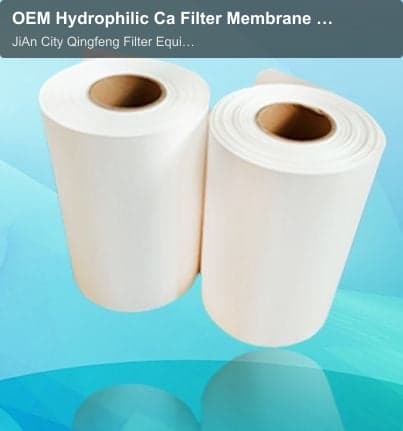 OEM Hydrophilic Ca Filter Membrane for Liquid Filtration