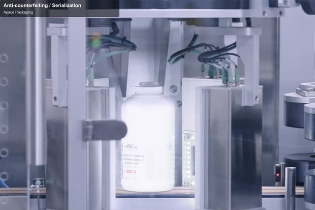 Apace Packaging offer service "Anti-counterfeiting / Serialization"