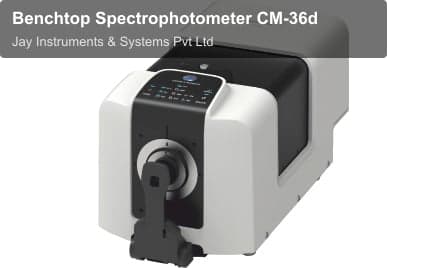 Jay Instruments & Systems Pvt Ltd offer service "Benchtop Spectrophotometer CM-36d"
