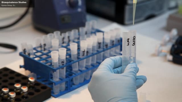 Kymos Group, S.L offer service "Bioequivalence Studies"