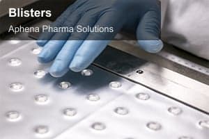 Aphena Pharma Solutions offer service "Blisters"