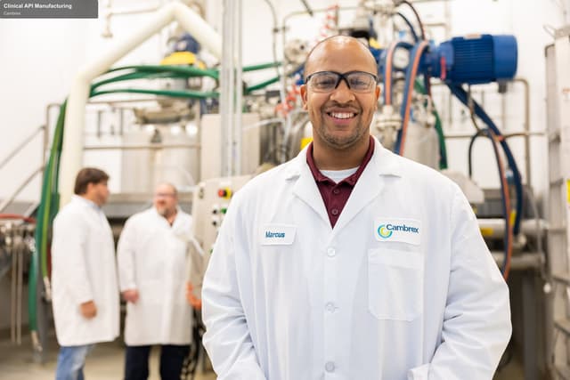 Cambrex offer service "Clinical API Manufacturing"