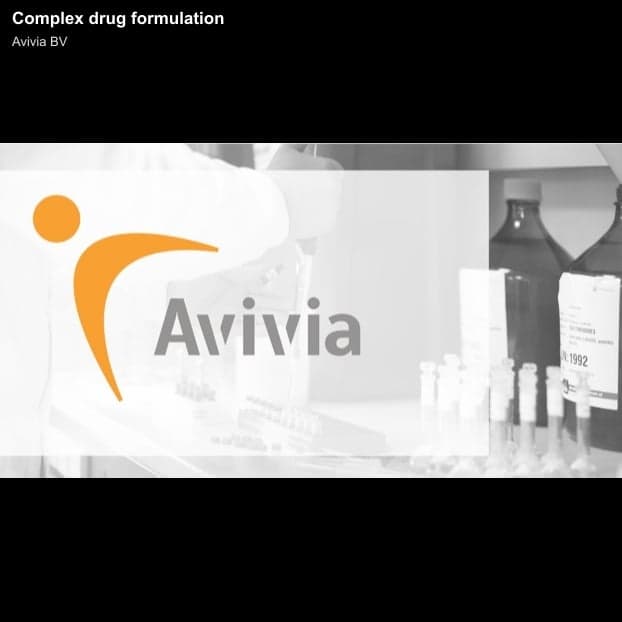 Avivia BV offer service "Complex drug formulation"
