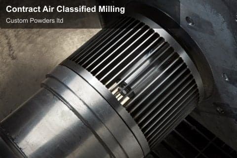 Custom Powders ltd offer service "Contract Air Classified Milling"