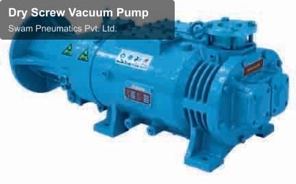Swam Pneumatics Pvt. Ltd. offer service "Dry Screw Vacuum Pump"