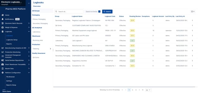 Vimachem offer service "Electronic Logbooks"