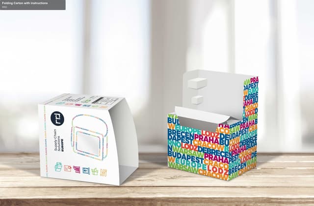 RRD offer service "Folding Carton with instructions"