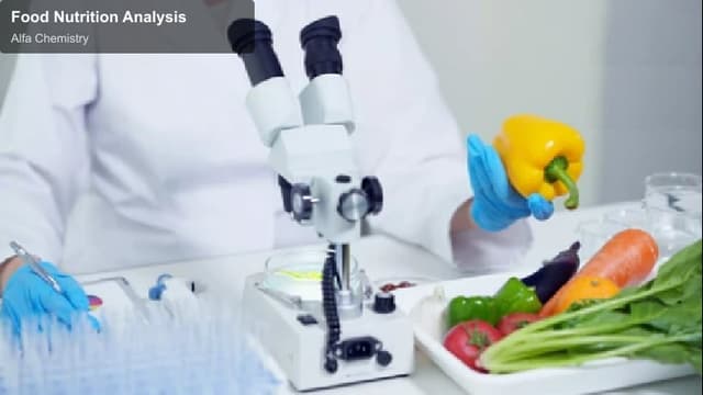 Alfa Chemistry offer service "Food Nutrition Analysis"