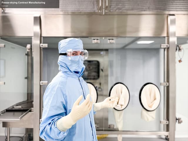 Comser offer service "Freeze-drying Contract Manufacturing"