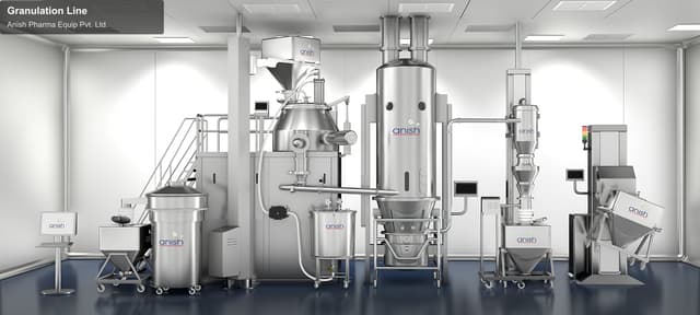 Anish Pharma Equip Pvt. Ltd. offer service "Granulation Line"