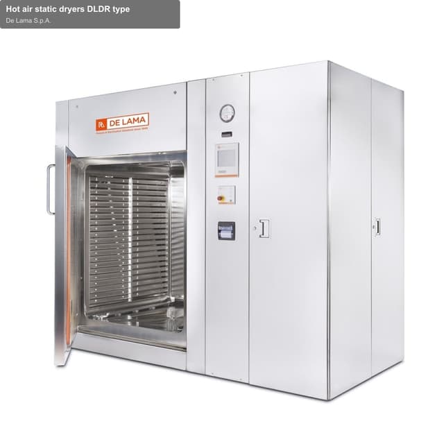 De Lama S.p.A. offer service "Hot air static dryers DLDR type"