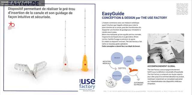 THE USE FACTORY offer service "Innovation as a service for startups"
