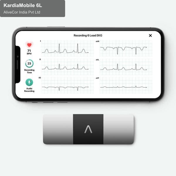 AliveCor India Pvt Ltd offer service "KardiaMobile 6L"