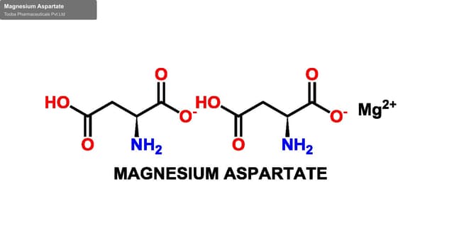 Tooba Pharmaceuticals Pvt Ltd offer service "Magnesium Aspartate"