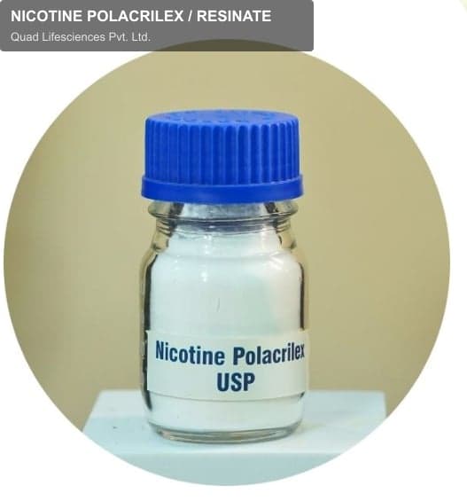 Quad Lifesciences Pvt. Ltd. offer service "NICOTINE POLACRILEX / RESINATE"