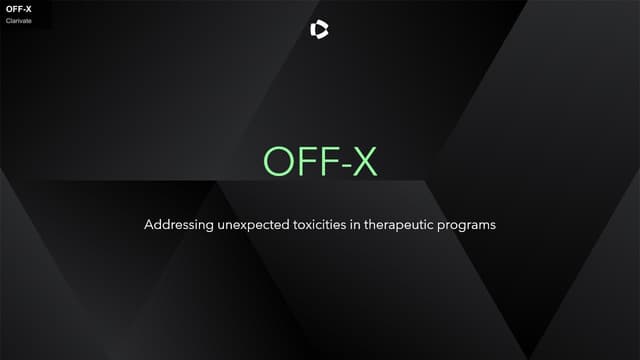 Clarivate offer service "OFF-X"