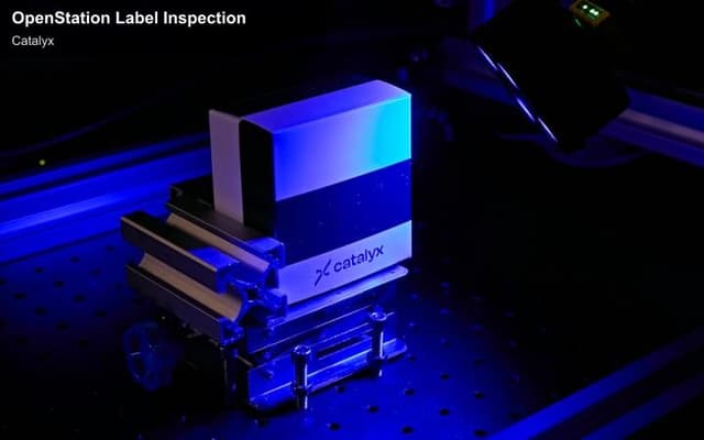 Catalyx offer service "OpenStation Label Inspection"