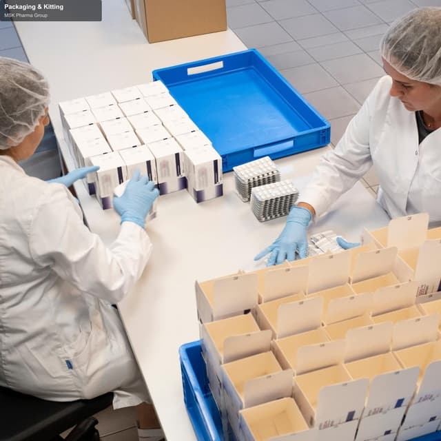 MSK Pharma Group offer service "Packaging & Kitting"
