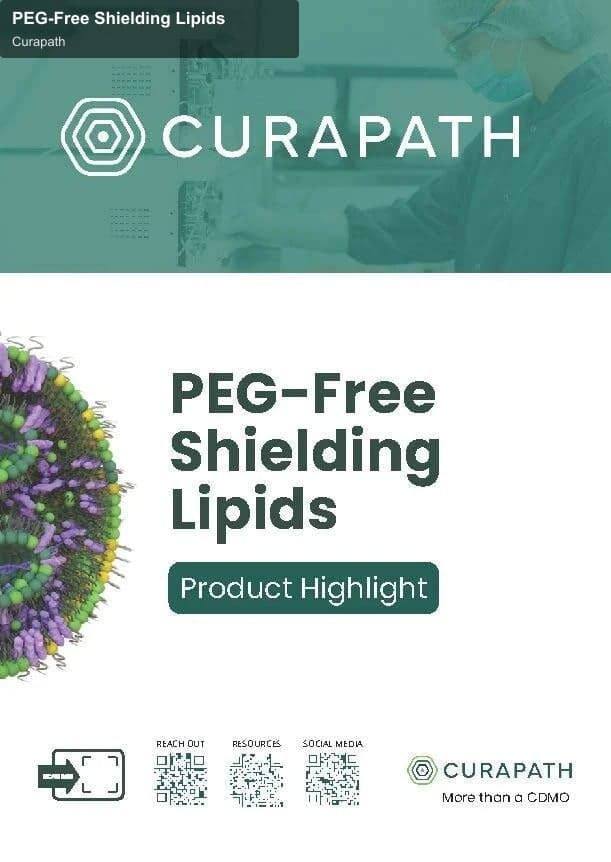 Curapath offer service "PEG-Free Shielding Lipids"