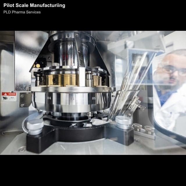 PLD Pharma Services offer service "Pilot Scale Manufacturiing"