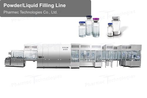 Pharmec Technologies Co., Ltd. offer service "Powder/Liquid Filling Line"