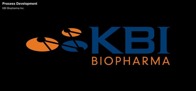 KBI Biopharma Inc. offer service "Process Development"