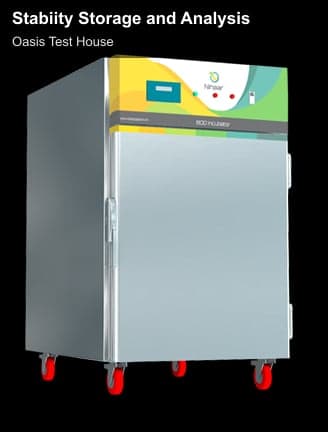 Oasis Test House offer service "Stabiity Storage and Analysis"