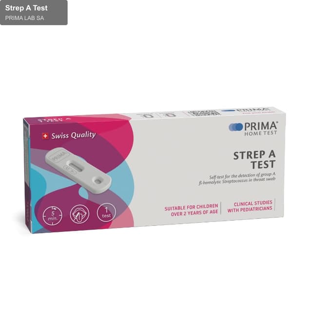 PRIMA LAB SA offer service "Strep A Test"