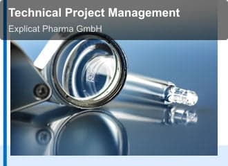 Explicat Pharma GmbH offer service "Technical Project Management"