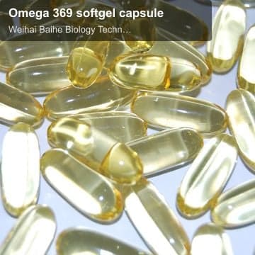 Omega 369 softgel capsule
