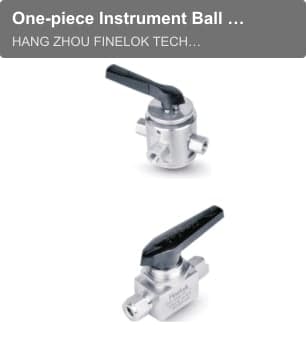 One-piece Instrument Ball Valves30B Series