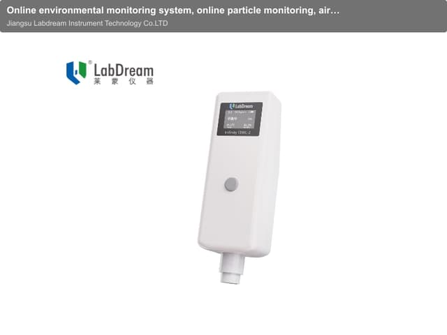 Online environmental monitoring system, online particle monitoring, airborne bacteria sampling system