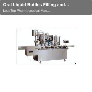 Oral Liquid Bottles Filling and Capping Machine
