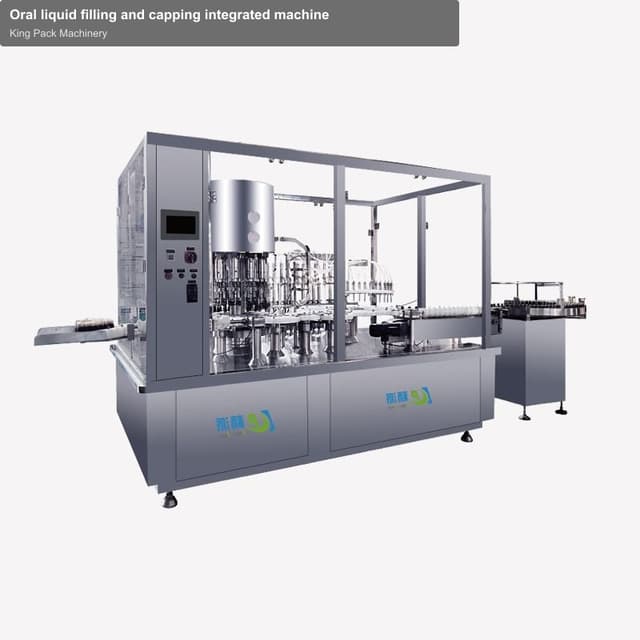 Oral liquid filling and capping integrated machine