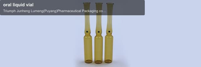 oral liquid vial