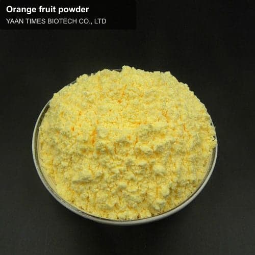 Orange fruit powder