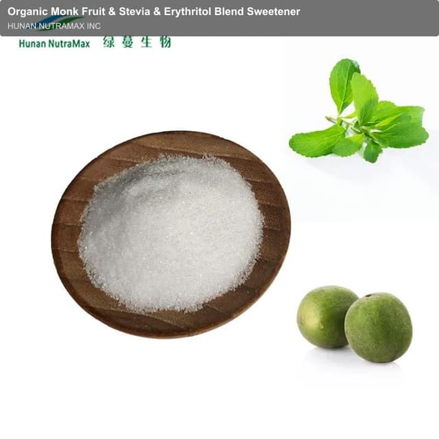Organic Monk Fruit & Stevia & Erythritol Blend Sweetener