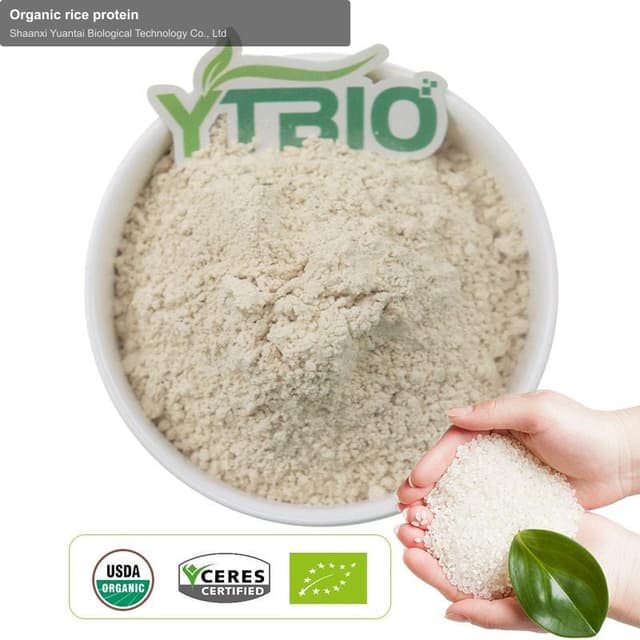 Organic rice protein