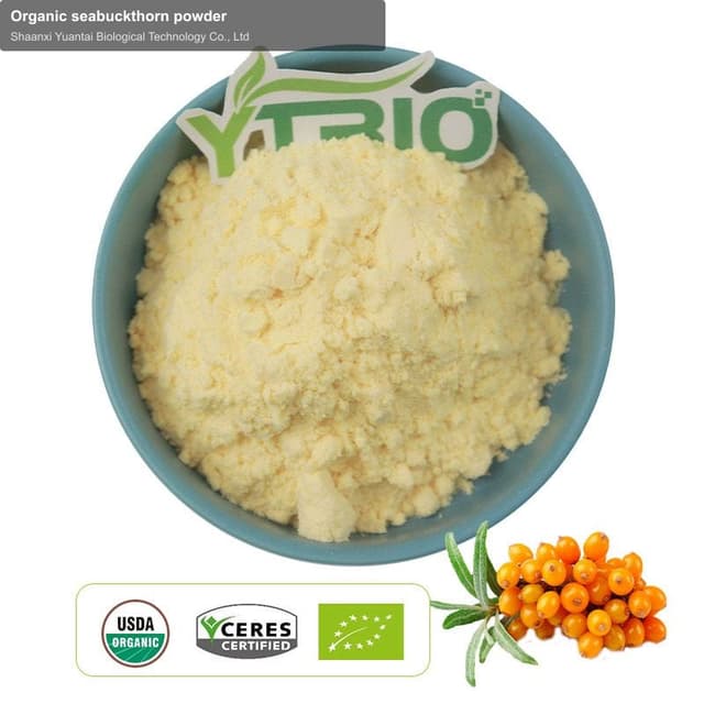 Organic seabuckthorn powder