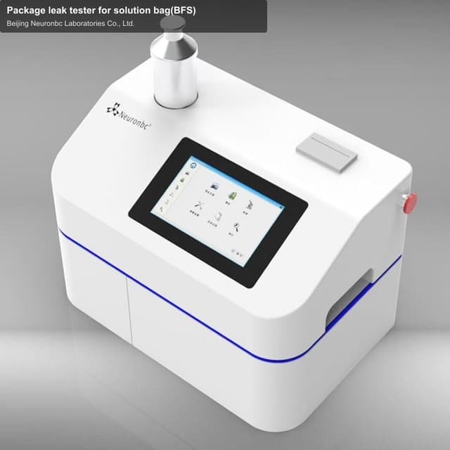 Package leak tester for solution bag(BFS)