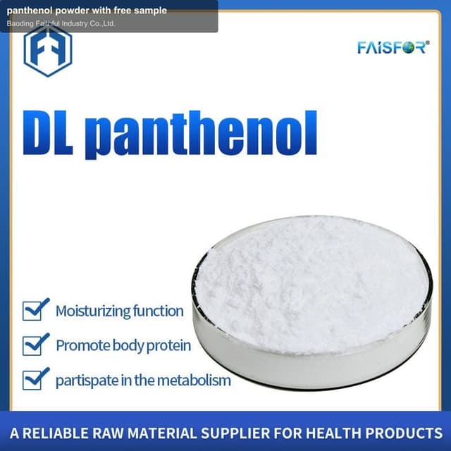 panthenol powder with free sample