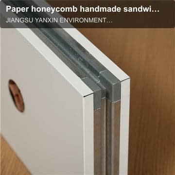 Paper honeycomb handmade sandwich panels