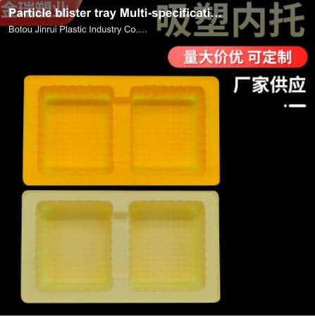 Particle blister tray Multi-specification pet blister tray Hardware electronic toy turnover tray