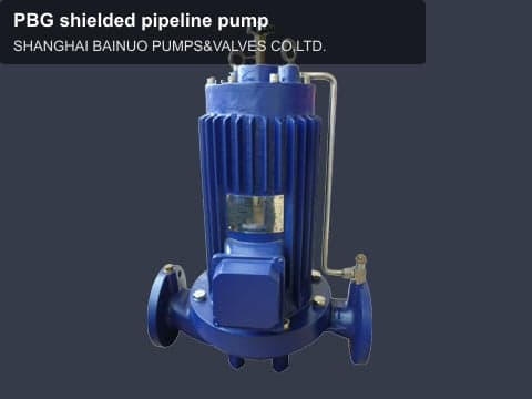 PBG shielded pipeline pump