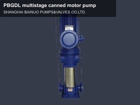 PBGDL multistage canned motor pump