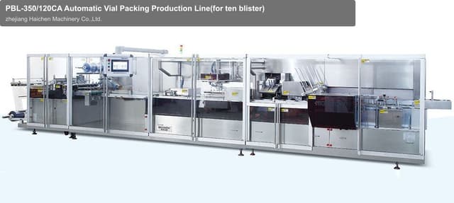 PBL-350/120CA Automatic Vial Packing Production Line(for ten blister)