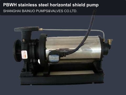 PBWH stainless steel horizontal shield pump