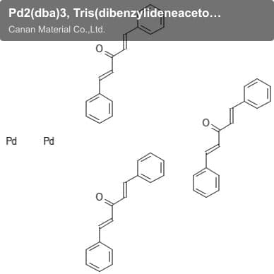 Pd2(dba)3, Tris(dibenzylideneacetone)dipalladium (0)