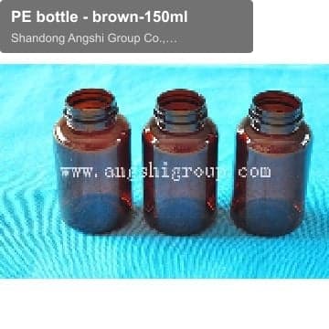 PE bottle - brown-150ml
