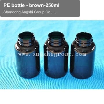 PE bottle - brown-250ml